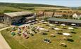 Aerial view of The Cow Restaurant at Tapnell Farm Park, Food & Drink, Isle of Wight