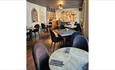 Isle of Wight, Eating Out, The Garden, Cowes, Inside seating,