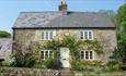 Outside view of Little Mersley Farm Cottage at The Garlic Farm, Newchurch, self-catering, holiday cottage, country cottage, Isle of Wight
