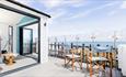 Chairs on decking with sea views at The Observatory, Classic Cottages, Isle of Wight, self catering, accommodation