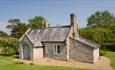 Outside view of the Old Church Lodge, National Trust, Isle of Wight, self catering - Image credit: Steve Thearle