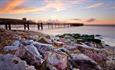 Sunset over Totland Pier, Isle of Wight, Things to Do