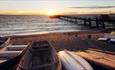 Sunset over Totland Pier, Isle of Wight, Things to Do