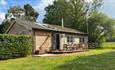 Outside view of Underwood Cabin, property with Classic Cottages, Isle of Wight, self catering, accommodation, luxury, cottages and houses