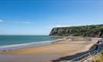 Whitecliff Bay beach just a stones throw away from Whitecliff Bay Holiday Park, Isle of Wight, Bembridge