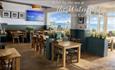 Isle of Wight, Eating Out and Accommodation, The Waterfront Inn, Shanklin Beach, pub and dining area