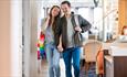 Couple walking on a Wightlink ferry, Isle of Wight - copyright: Wightlink