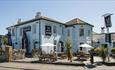 Isle of Wight, The Boat House, Public House, Seaview, Outside Tables