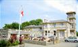 View from car park of Appley Manor, Ryde, pub