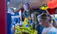 Children playing amusements and winning tickets at Summer Arcade, Shanklin Seafront, activity, Isle of Wight, things to do