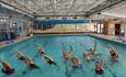 People doing aqua class in pool at Waterside Pool, Ryde, Things to Do, Isle of Wight