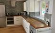 Kitchen at Beach View Apartment, Ventnor, Isle of Wight, Self-catering