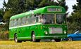 Vintage bus travelling with passengers, Wightrider, Isle of Wight Bus & Coach Museum, Ryde, classic buses, what's on, event - image credit: Rosie Tayl