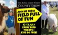 Royal Isle of Wight County Show poster, Isle of Wight, children activities, family event, animals, local produce, arts & crafts