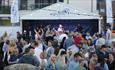 People dancing to live music at Cowes Week, event, what's on