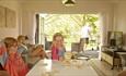 Dining area in self catering accommodation at The Lakes Rookley Holiday Resort, Isle of Wight, Self Catering