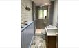 Downstairs shower room at Gwydyr House, Ryde, Isle of Wight Self-catering