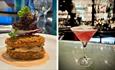 Food dish and cocktail at Mushi The Rex, Ventnor, Isle of Wight, restaurant, European food, Asian food, local produce, eat & drink
