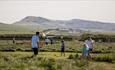 Football golf at Tapnell Farm, Isle of Wight, family