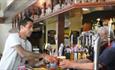 People enjoying a beer at the bar, Prince of Wales, East Cowes, pub