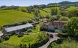 Aerial view of Godshill Park Barn - Bed & Breakfast, Isle of Wight