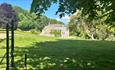 View of Gatcombe House within the grounds, Isle of Wight, attraction, guided tour, walking