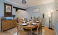 Dining room at Hawthorn Cottage, Freshwater, Isle of Wight, self catering