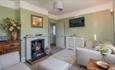 Living room at Hawthorn Cottage, Freshwater, Isle of Wight, self catering