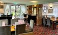 Inside dining area at The Woodmans Arms, Wootton, Isle of Wight, country pub, local produce, food & drink