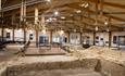 Inside Brading Roman Villa museum, historic site, Isle of Wight, Things to do