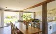 Kitchen in the Right Cart House at Gotten Manor Estate, self catering, Isle of Wight