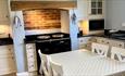 Kitchen at The Mill House, Isle of Wight, Accommodation, Self Catering