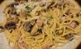 Carbonara pasta at Valentino's restaurant in Carisbrooke, Isle of Wight, Italian, food & drink