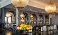 Main restaurant bar at The Albion Hotel, Freshwater, boutique hotel, luxury, Isle of Wight