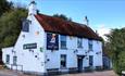 Outside view of The New Inn, Shalfleet, Isle of Wight, country pub, local produce, food & drink