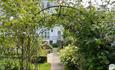 Garden outside Strand House, The Garden Apartment, self catering, Isle of Wight