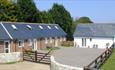 Outside view of cottages at Borthwood Cottages, self catering, accessible accommodation, country cottages, Isle of Wight