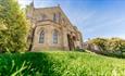 Outside view of the church where Bishops Retreat is located, self-catering, luxury apartment, Ventnor, Isle of Wight