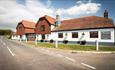 Outside view of the front of the Chequers Inn, Rookley, Isle of Wight, food and drink