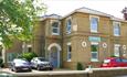 Outside view of Parterre Holiday Apartments, self-catering, Sandown