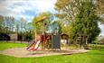 Outside play park at Appuldurcombe Gardens Holiday Park, Isle of Wight, Self catering