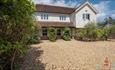 Outside view of house with a large driveway - self-catering, Isle of Wight, HB Holiday Lettings