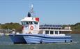Kraken catamaran sailing on the Solent, Quay 2 Quay, Isle of Wight, ferry travel, Yarmouth