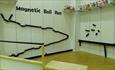 Magnetic ball run activity at Random-World, attraction, Newport, Isle of Wight, family fun, activities, things to do