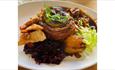 Roast dinner at The Kings Head, Yarmouth, Isle of Wight, pub, local produce, live music