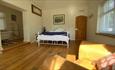 Bedroom at Smugglers Lodge, Ventnor Botanic Garden, Self Catering, Isle of Wight