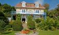 Outside view of St Maur and the gardens, B&B, Ventnor