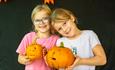 Pumpkin Carvers at Tapnell Farm Park at Halloween event, Isle of Wight, What's On