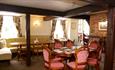 Inside seating area at The White Lion, Arreton, pub