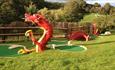 Golf course at Calbourne Water Mill, attraction, things to do, Isle of Wight